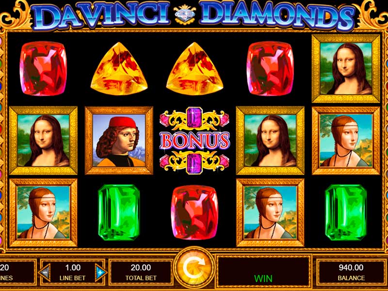 Free double diamond slots